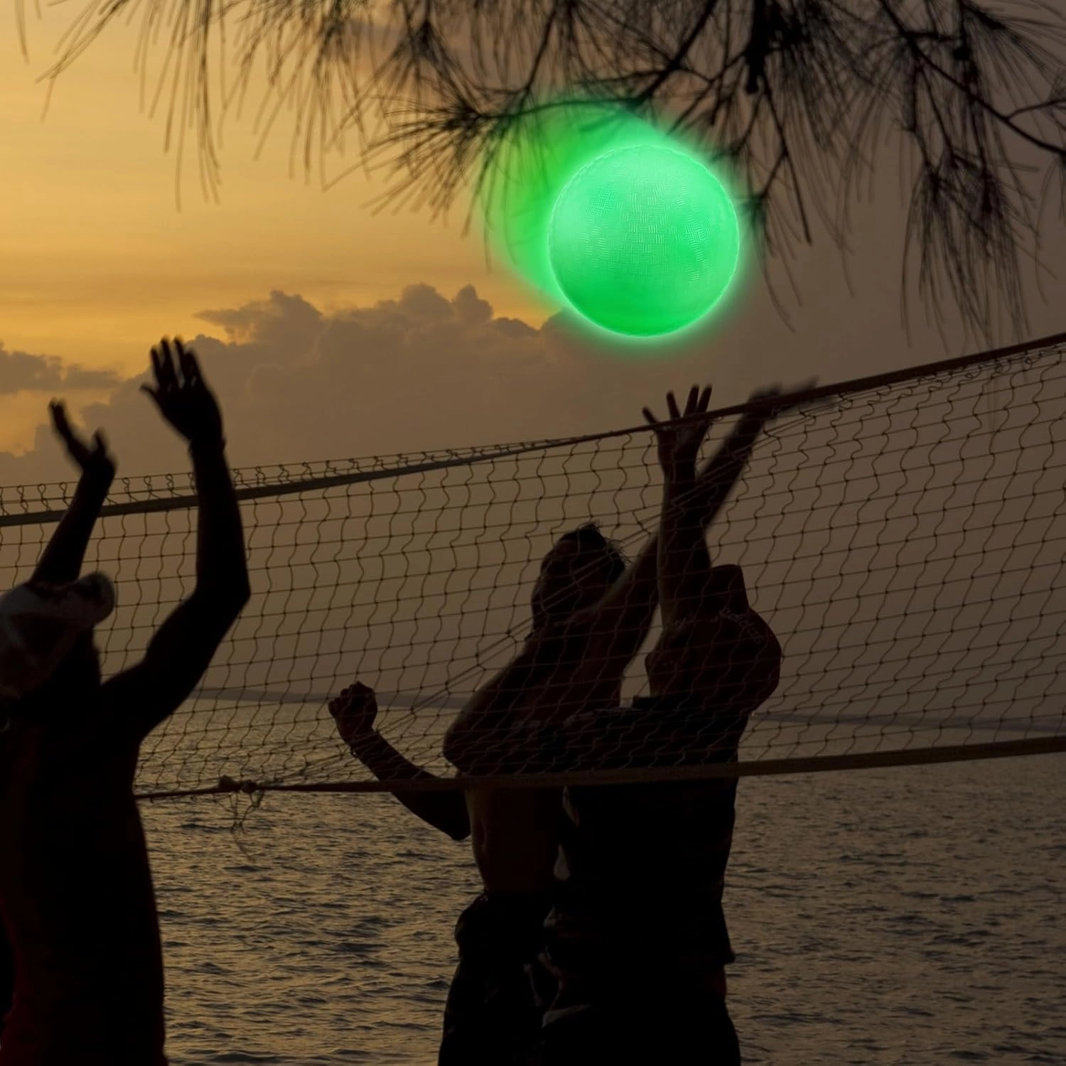 Hiboom 2 Pcs Glow in The Dark Kickballs Dodgeballs Light up Playground Ball Bouncy Balls with Pump for Kids Adults Playground School Backyard Game Outdoor Glow in The Dark Games (10 Inch)