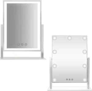 HIEEY Lighted Makeup Mirror, Hollywood Vanity Mirror with Lights