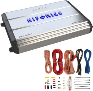 Hifonics ZXX-1000.4 1000W 4 Channel Class A/B Bridgeable Amplifier w/Wiring Kit