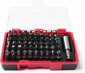 High Qualiy Security Bit Set, 61-Piece, S2 Steel, Temper Proof Bits, for home electoronics, vehicles, military, aerospace applications
