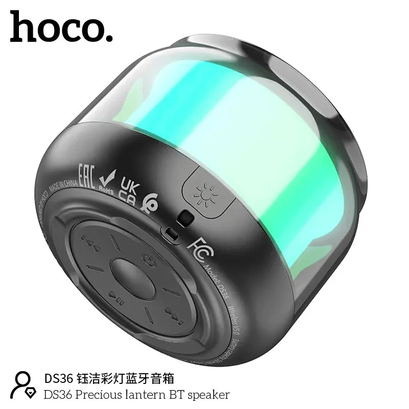Hoco Colorful Led Flashing Mini Wireless Speaker - DS36
