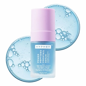 Hyphen 10% Power Peptide & 2% Copper Peptide Serum| Advanced Anti-Aging Formula | Reduces Fine Lines & Wrinkles | Glowing Skin | Face Serum For Men & Women | All Skin Types - 30ml