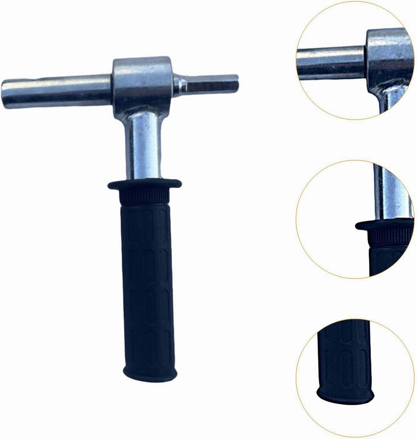 Ice Drill Adapter Ice Fishing Anchors Tool Equipment Lightweight Drill Conversion for Setting up Ice Fishing Shelter Tent, 1.8 cm Dia