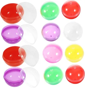 IMIKEYA 50pcs Clear Fillable Vending Machine - Colorful Plastic Balls for Crafts - Decorations and