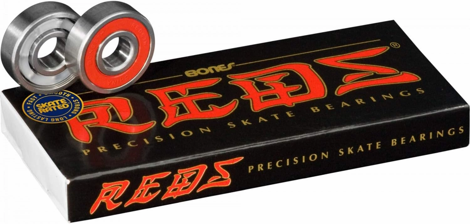 Independent Skateboard Trucks Package Kit with Bigfoot 55mm Soft 83A Wheels, Bones Reds Bearings, 1" Phillips Mounting Hardware, and 1/8" Risers