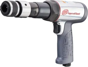 Ingersoll Rand 119MAX Long-Barrel Air Hammer, Quick Change Retainer, Anti Vibration Power Tool, Comfort Grip, Lightweight, Gray