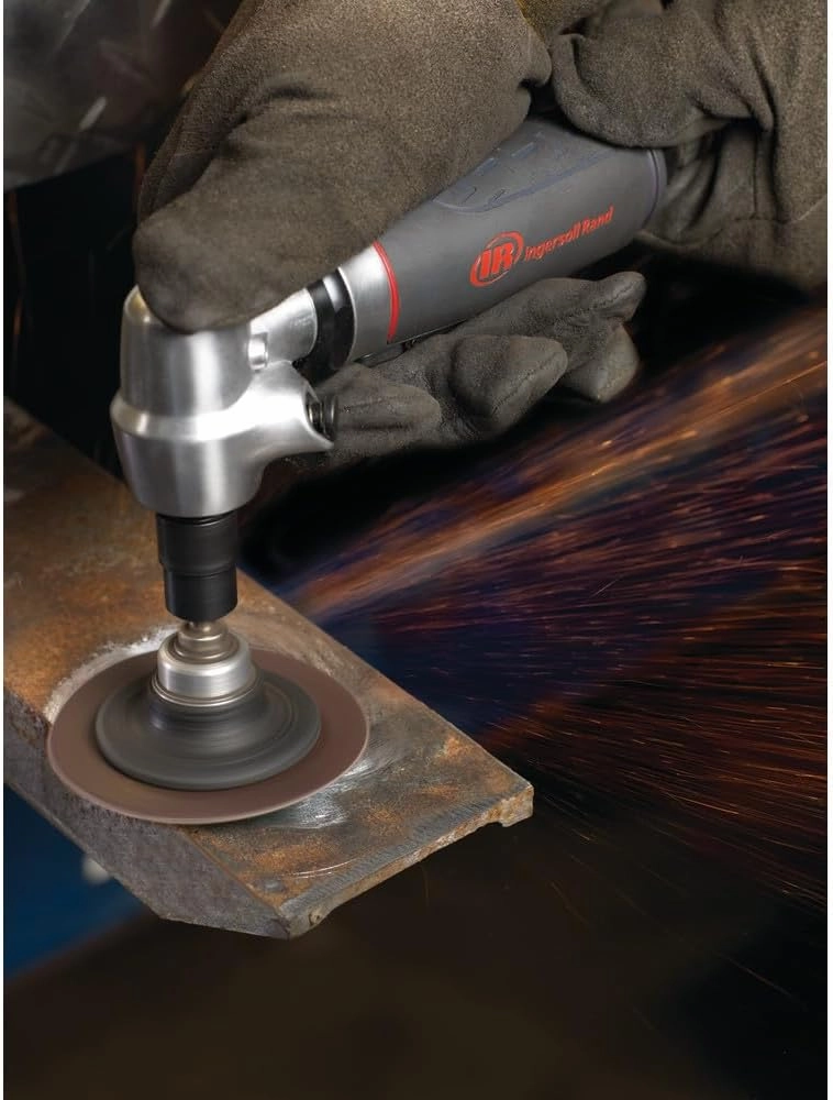 Ingersoll Rand 5102MAX Air Die Grinder – Right Angle, Ergonomic Grip, 0.4 HP and 20,000 RPM Motor, Lightweight Tool, Spindle Lock, Grey