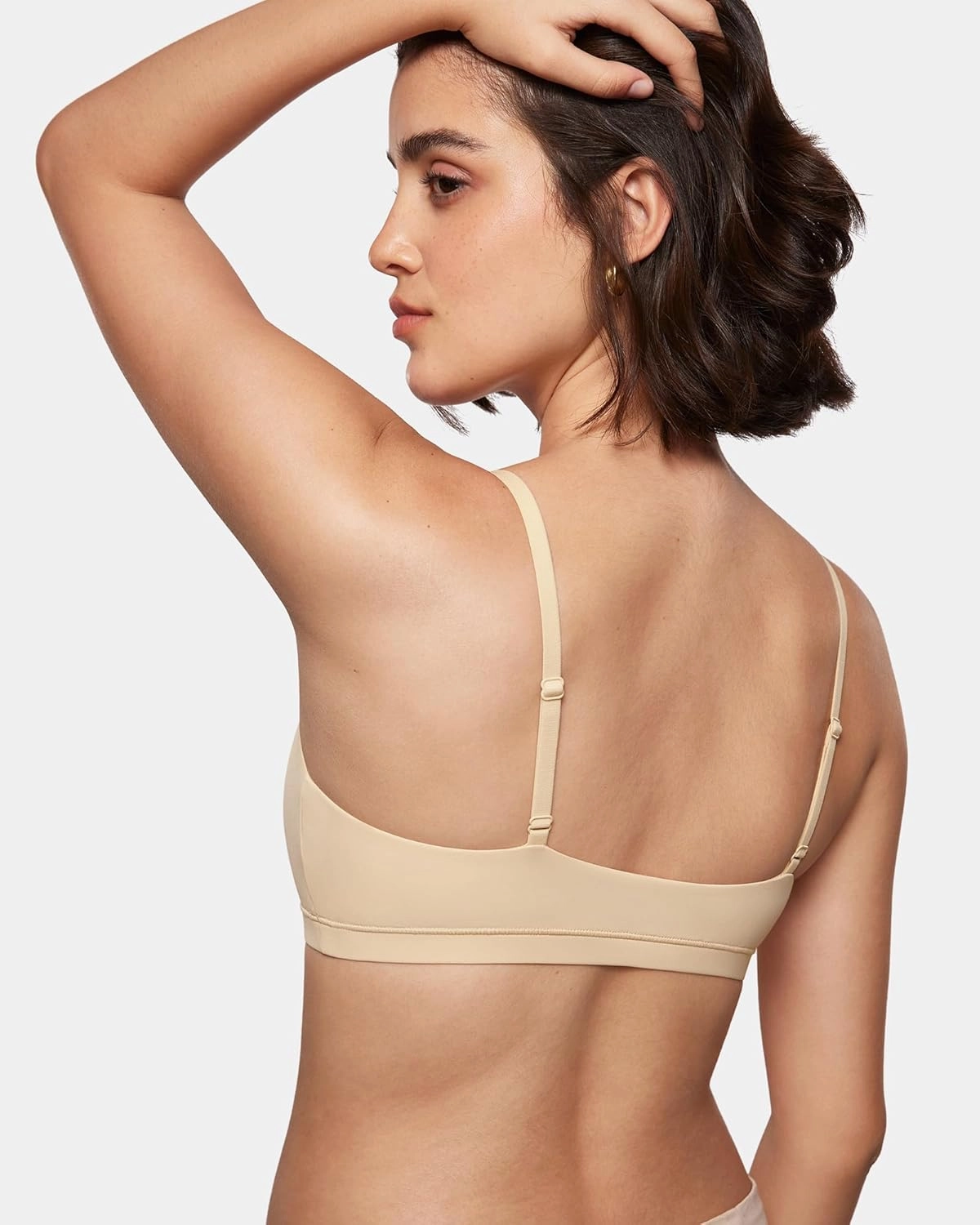 INLYRIC Women's Inbarely Bralettes Cami Bras No Underwire Wireless Seamless Unlined Comfort Sports Bra
