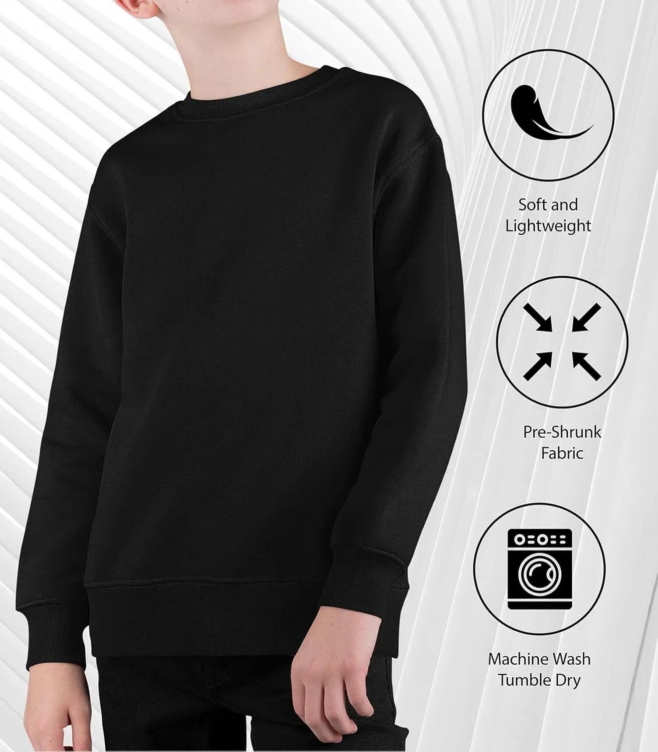 Instant Message - I Love Science - Toddler & Youth Crewneck Fleece Sweatshirt
