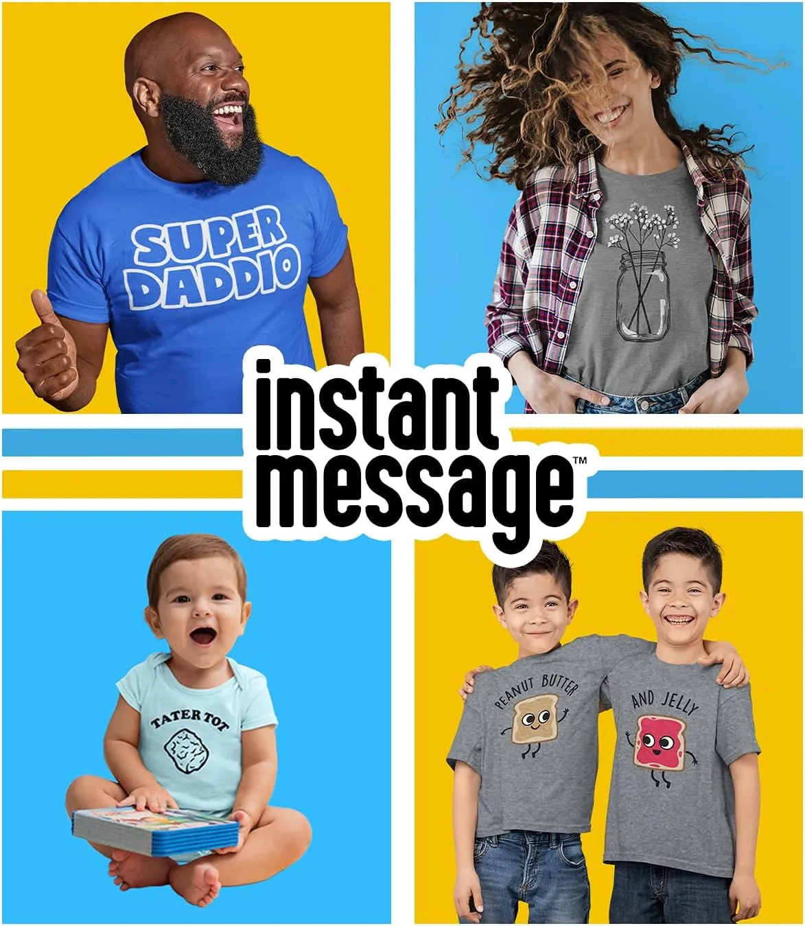 Instant Message - I Love Science - Toddler & Youth Crewneck Fleece Sweatshirt