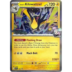 Iono's Kilowattrel - 182 (Prerelease) [Staff] (182) (SV: Scarlet & Violet Promo Cards)