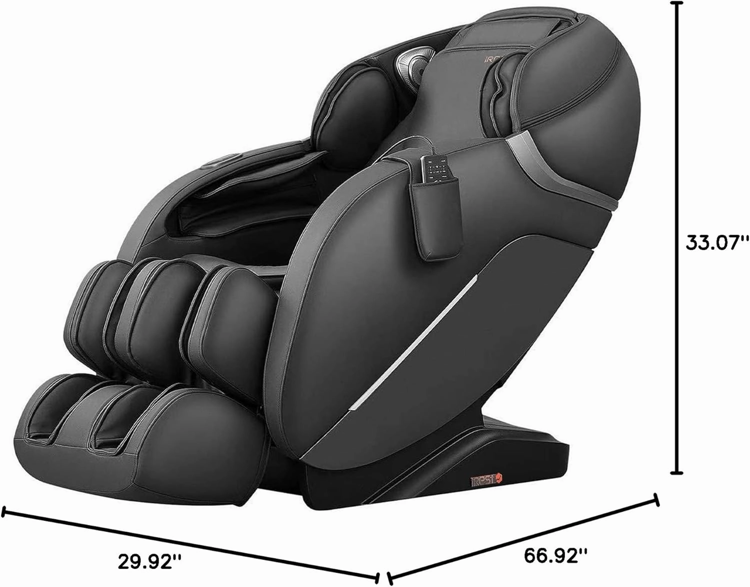 iRest 2025 SL Track Massage Chair Recliner, Full Body Massage Chair with Zero Gravity, Bluetooth Speaker, Airbags, Heating, and Foot Massage