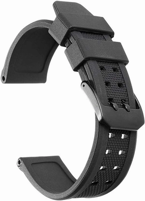 iStrap Replacement for Luminox Silicone Watch Band 23mm Rubber Strap for 3050 3080 and 3950 Series