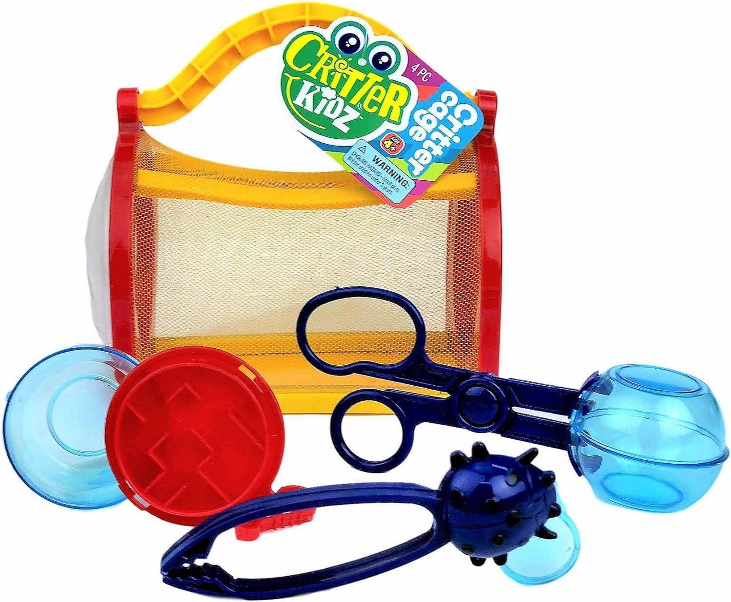 JA-RU Critter Kidz Bug Catcher Kit for Kids (2 Critter Cage Assorted) Outdoor Bug Hunting Kit for Kids, Boys and Girls. Educational Science Camping Toy Set. 5419-2p