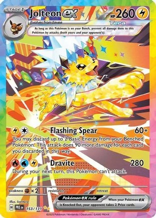Jolteon ex 153/131 - SV Prismatic Evolutions Holofoil