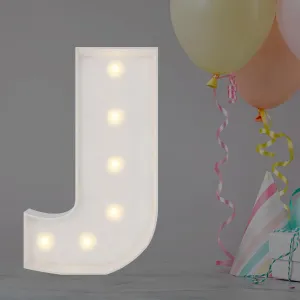 JoyBox Design 2FT Marquee Light Up Letters, Marquee Letters J, Mosaic Balloon Letters for Birthday Party Decorations, Marry Me Light Up Letters, Baby Marquee Letters for Decor, Wedding Decor