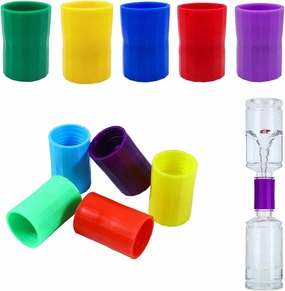 JOYOLA 10 Pieces Vortex Bottle Connector Bottle Connector Tornado Bottle Adapters for Making Tornado Scientific Experiment Test Education