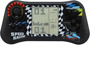 Joystick Block Game Console 999 in 1 Games Brick Game Tank Battle Retro Game Console Pocket Console 70/80/90s Memories Toys Device Children's Gifts (Black)