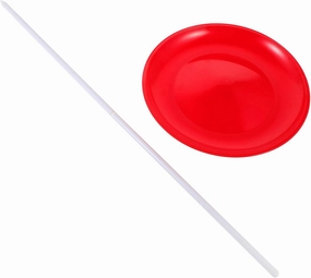 Juggling Equipment Toy Full Set with Plate Sticks Soft Plastic Juggling Plate for Beginners Professionals