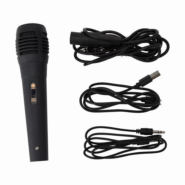 Karaoke Speaker with Microphone - Black