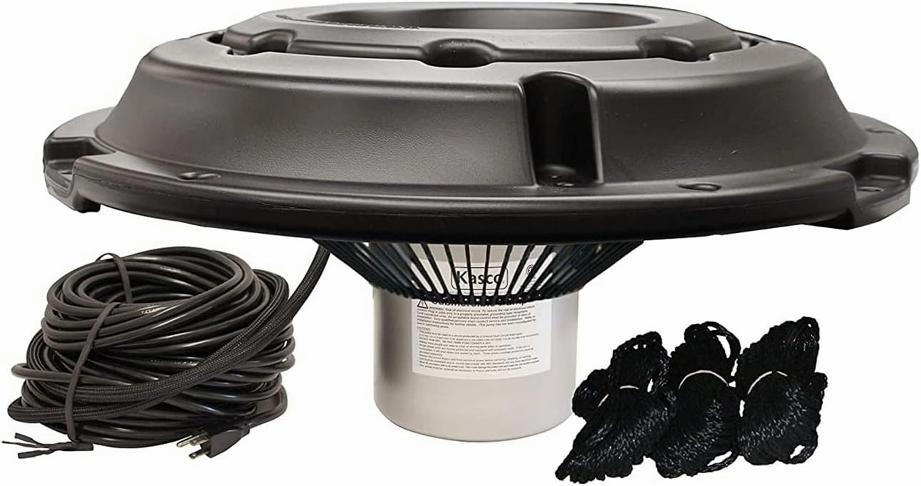 Kasco 3/4HP Surface Aerator -120V with 150 ft Electric Power Cord | Efficient Surface Aeration for Lakes & Pond | Maximum Circulation for Clear Healthy Water