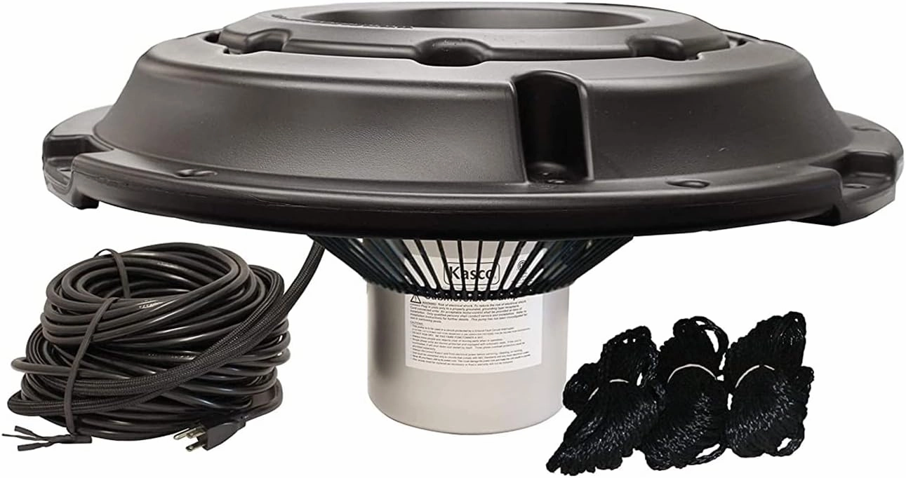 Kasco 3/4HP Surface Aerator -240V with 250 ft Electric Power Cord | Efficient Surface Aeration For Lakes & Pond | Maximum Circulation for Clear Healthy Water