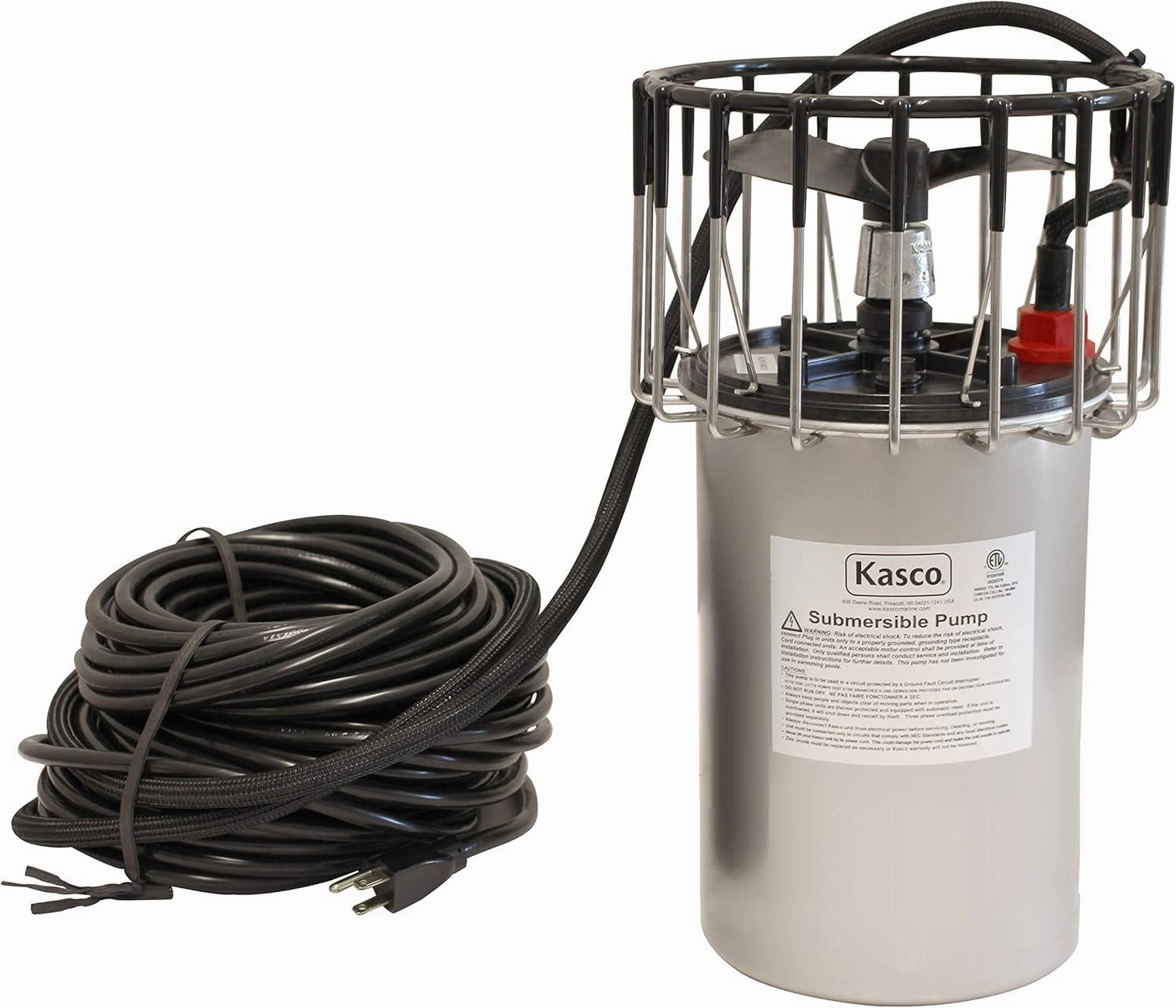 Kasco 3HP Surface Aerator -240V Single Phase with 300 ft Electric Power Cord | Efficient Surface Aeration for Lakes & Pond | Float not Included