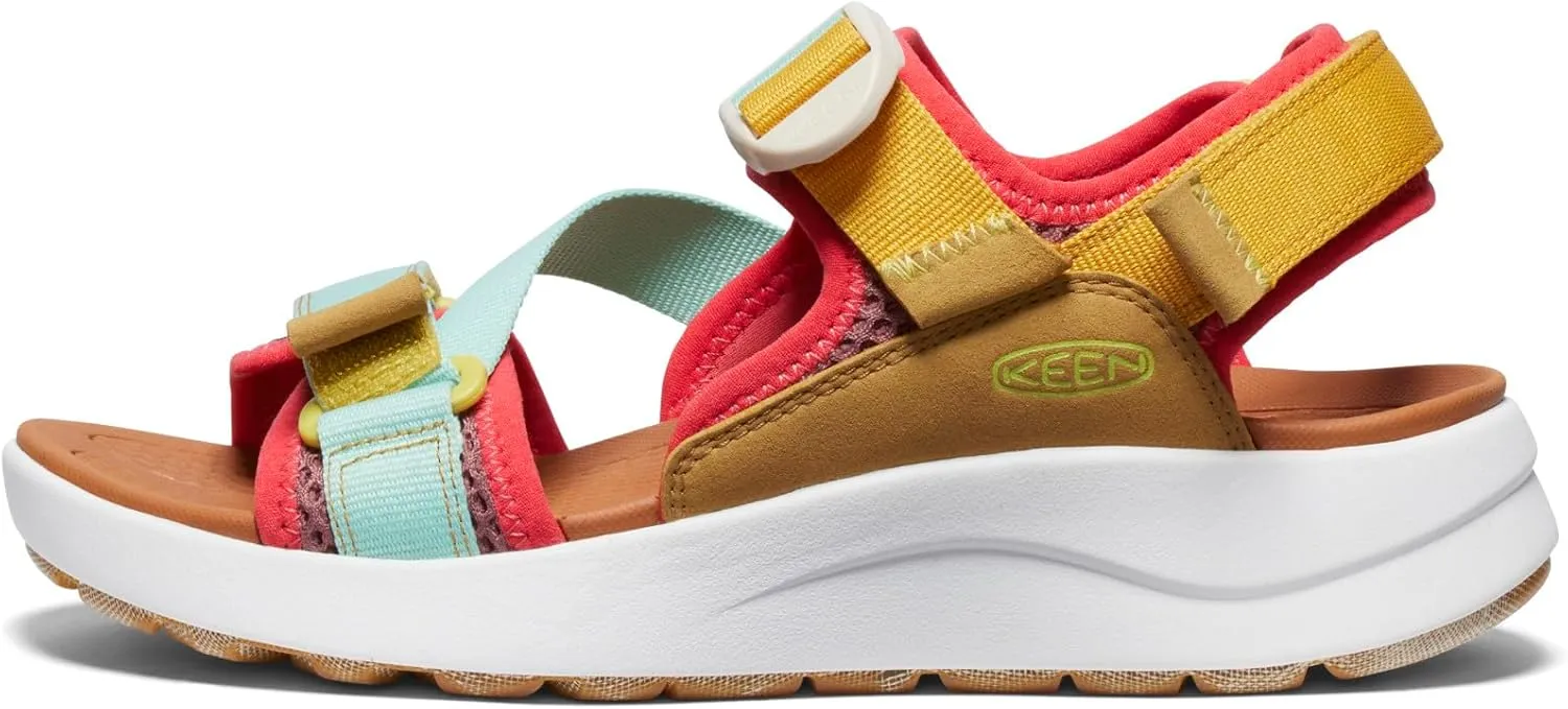 KEEN womens Elle Sport Backstrap Breathable Adjustable Comfortable Open Toe Athletic Wedge