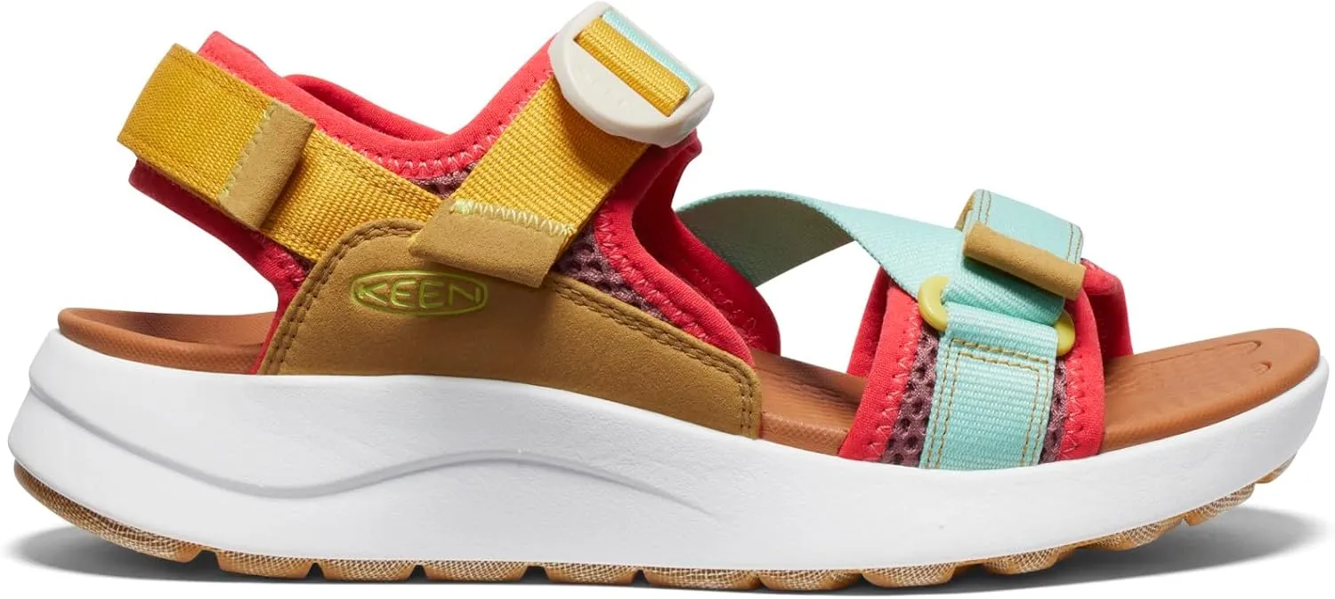 KEEN womens Elle Sport Backstrap Breathable Adjustable Comfortable Open Toe Athletic Wedge