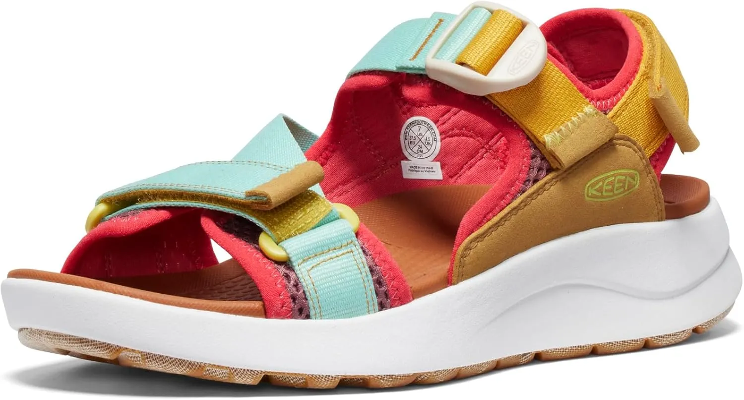 KEEN womens Elle Sport Backstrap Breathable Adjustable Comfortable Open Toe Athletic Wedge
