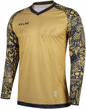 KELME Kids Goalie Shirt,Goalkeeper Jersey Padded Long Sleeve Soccer Football Training Uniform for Boys Girls
