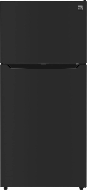 Kenmore 4661349 30" W Top Freezer Refrigerator with Adjustable Glass Shelving, Humidity Control Crispers, Quiet and Energy Efficient Inverter Compressor, Black