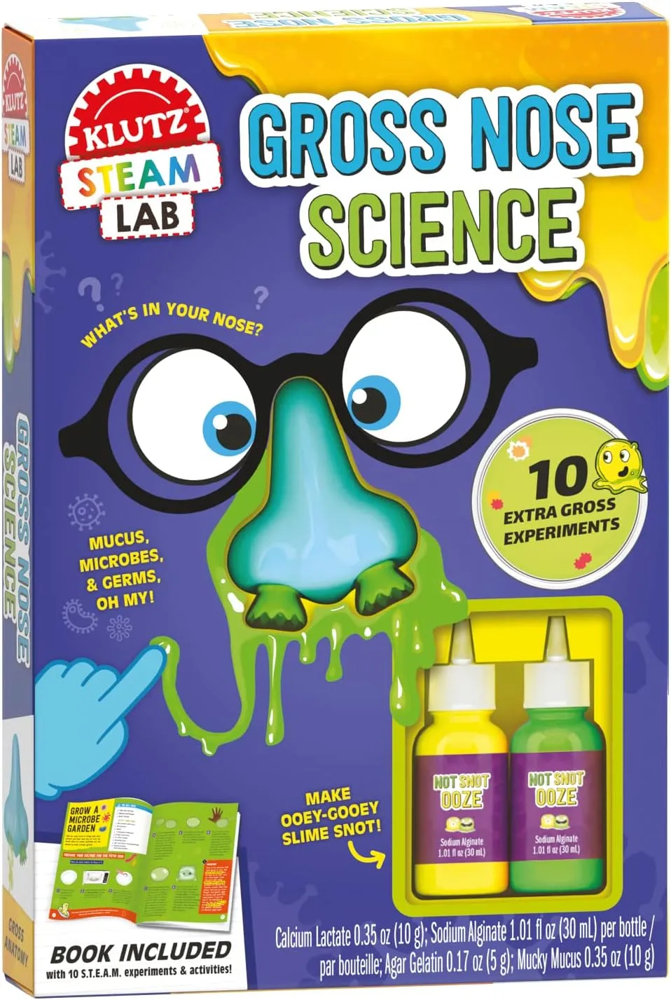 KLUTZ Gross Nose Science STEAM Lab Activity Kit
