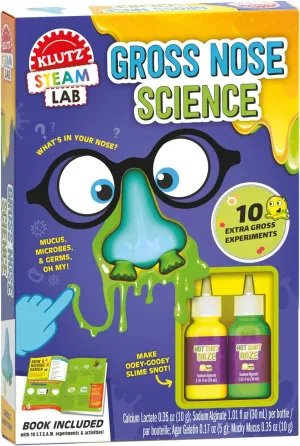 KLUTZ Gross Nose Science STEAM Lab Activity Kit