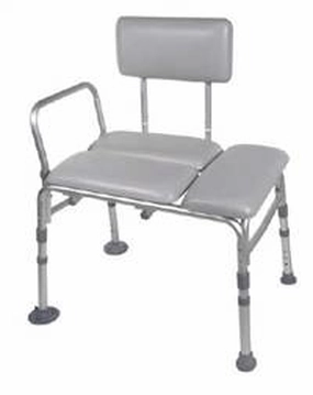 Knocked Down Bath Transfer Bench drive 17-3/4 to 21-3/4 Inch Height Range 17-3/4 to 21-3/4 Inch Height Range 400 lbs. Weight Capacity Arm Rail, 12005KD-1