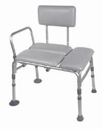 Knocked Down Bath Transfer Bench drive 17-3/4 to 21-3/4 Inch Height Range 17-3/4 to 21-3/4 Inch Height Range 400 lbs. Weight Capacity Arm Rail, 12005KD-1