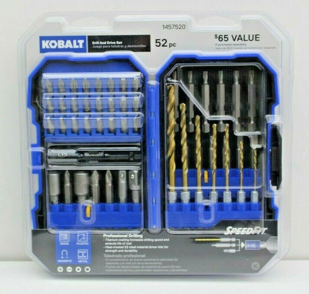 Kobalt Drill & Driver Set - 52pc