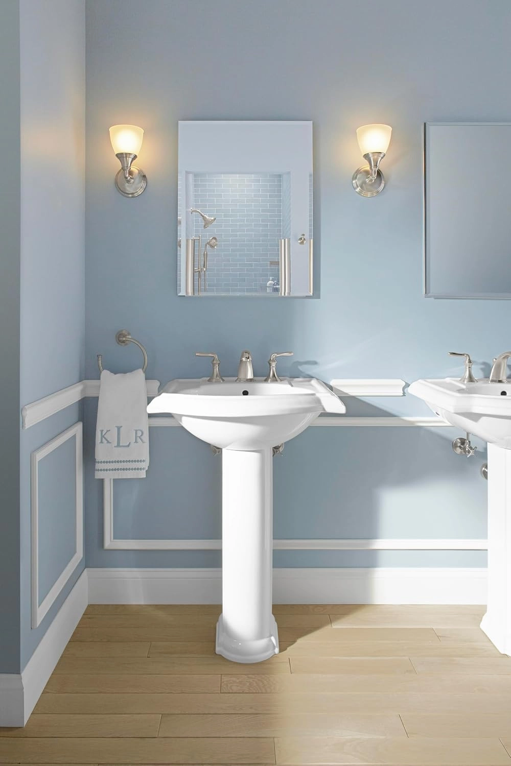 KOHLER K-CB-CLC2026FS Beveled Medicine Cabinet with Mirror Door & Adjustable Shelves, Rectangular Beveled Edge Frame, 20" x 26"