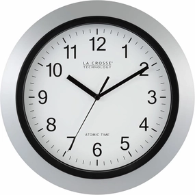 La Crosse Technology WT-3129S 12 Inch Atomic Analog Wall Clock