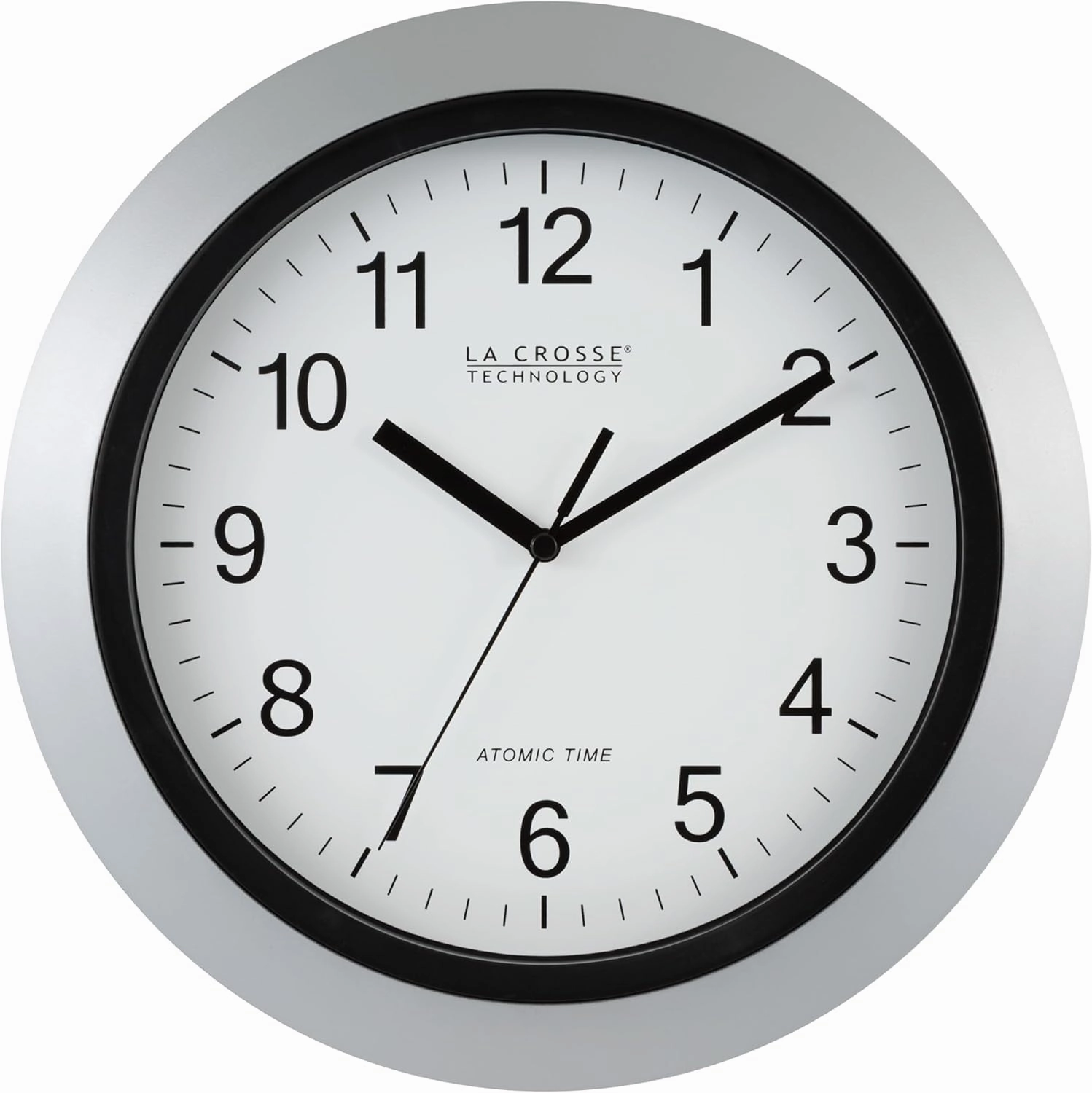 La Crosse Technology WT-3129S 12 Inch Atomic Analog Wall Clock