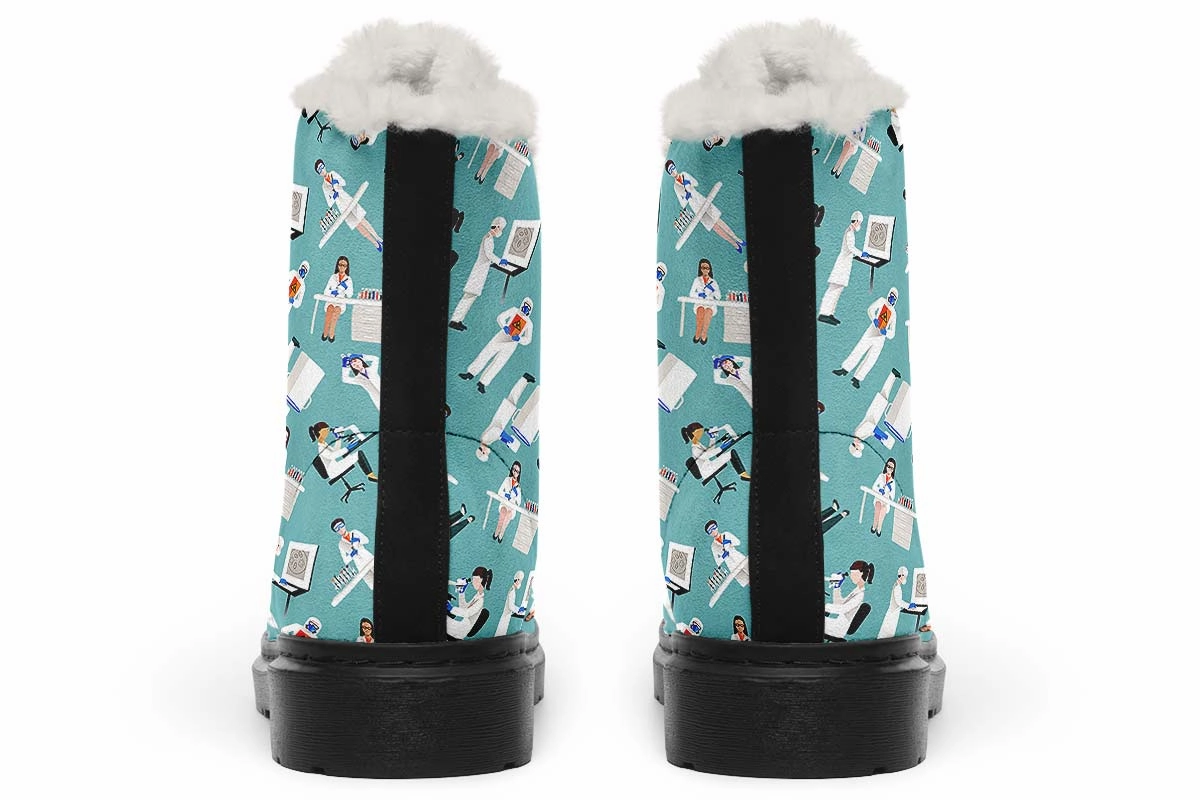 Lab Coat Winter Boots