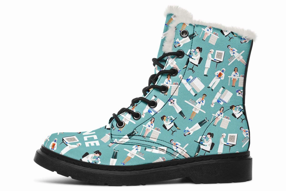 Lab Coat Winter Boots