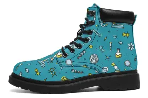 Laboratory Equipment Icons Classic Vibe Boots