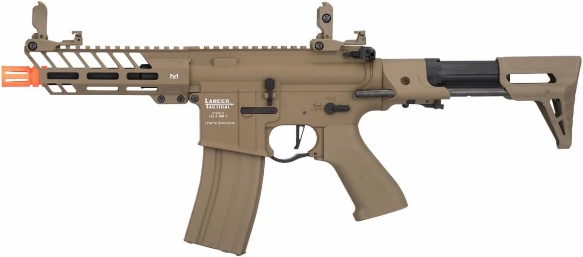 Lancer Tactical Proline NEEDLETAIL PDW Steel AEG Airsoft Rifle AEG CQB with Mosfet & ETU (Lipo Battery & Charger Included)