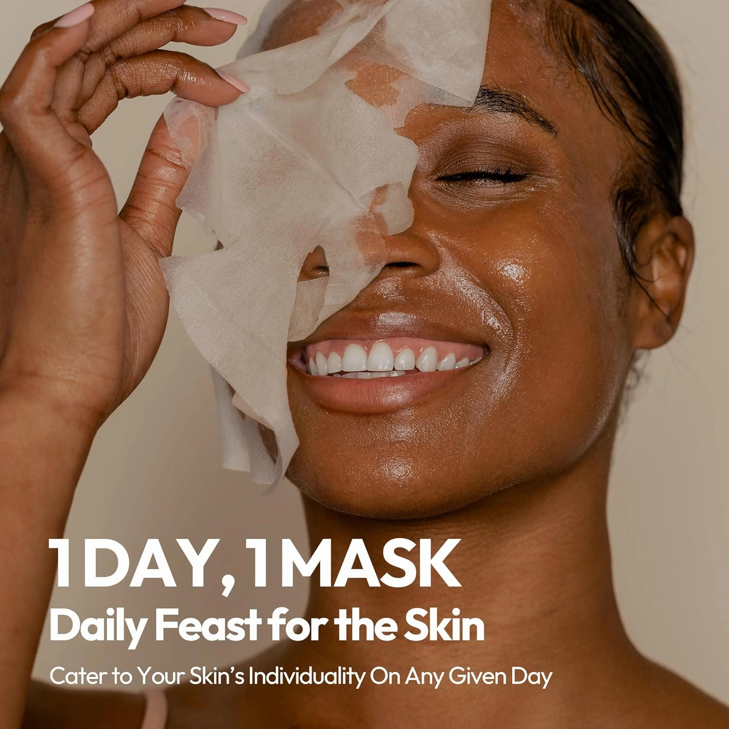 LAPCOS Daily Sheet Mask Variety Pack 7 1 (Version 1) Daily Face Masks - Hydrate, Clarify, Nourish, Exfoliate & Renew Skin, Korean Beauty Favorite (8 pack)