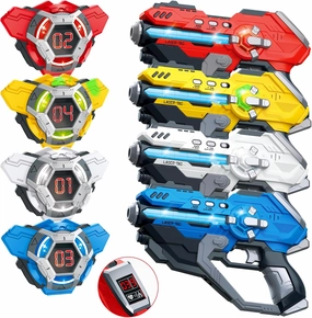 Laser Tag Guns Set of 4 Laser Tag Guns with Digital LED Score Display Vests,Gifts for Teens and Adults Boys & Girls,Adults and Family Fun,Gift for Kids Ages 8 9 10 11 12 Year Old Boy