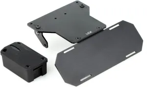 LCX Racing 1/10th RC Crawler Car CNC Machined Aluminum Battery Tray Forward Shifting Combo Relocate for RC Car Axial SCX10 II 90046, Upgrades Parts Accessories