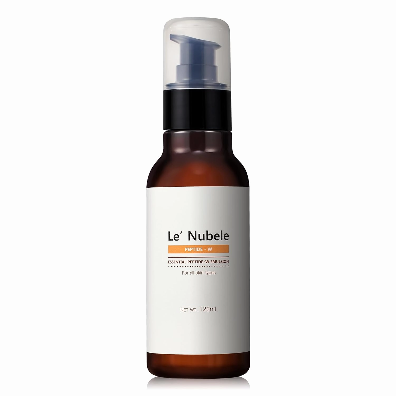 Le' Nubele Peptide Lotion - Lightweight Hydrating Lotion for Sensitive Skin, Calming & Moisturizing, Enriched with Plant-Based Extracts, Korean Skincare, 4.05 fl. oz (120ml)