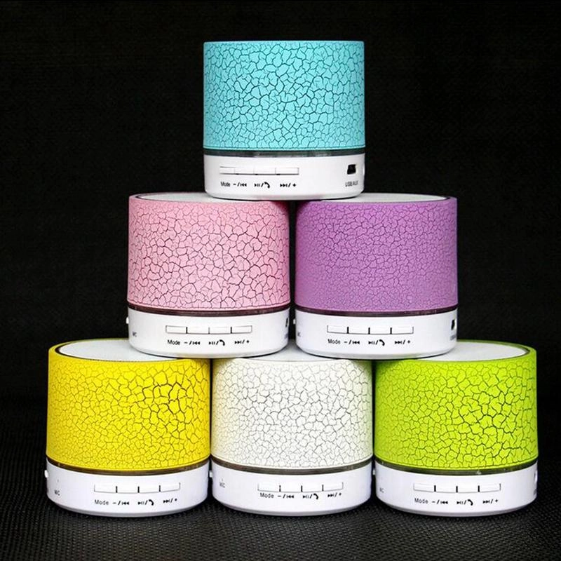 LED Portable Bluetooth Wireless Speaker With Audio Music Player