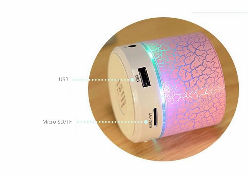 LED Portable Bluetooth Wireless Speaker With Audio Music Player